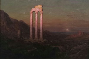 Moonrise Over Greece